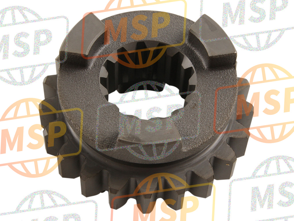 5TA172411000, Gear, 4E Wiel, Yamaha, 2