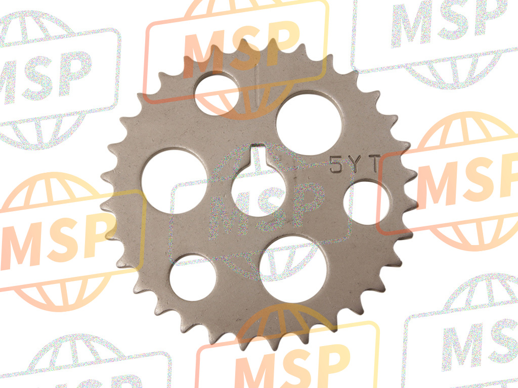 5YT121760000, Sprocket, Cam Chain, Yamaha, 1