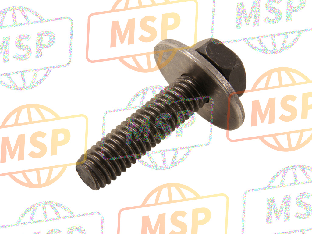 901590601000, Screw, With Washer, Yamaha, 2