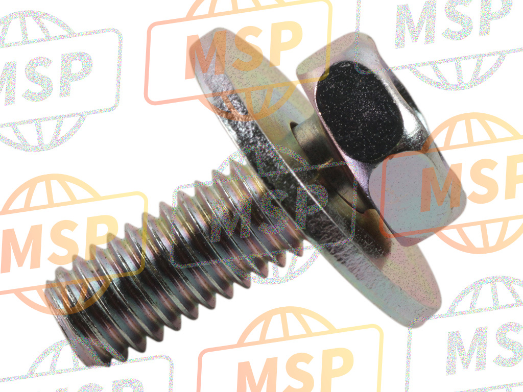 901590602100, Screw, With Washer, Yamaha, 2