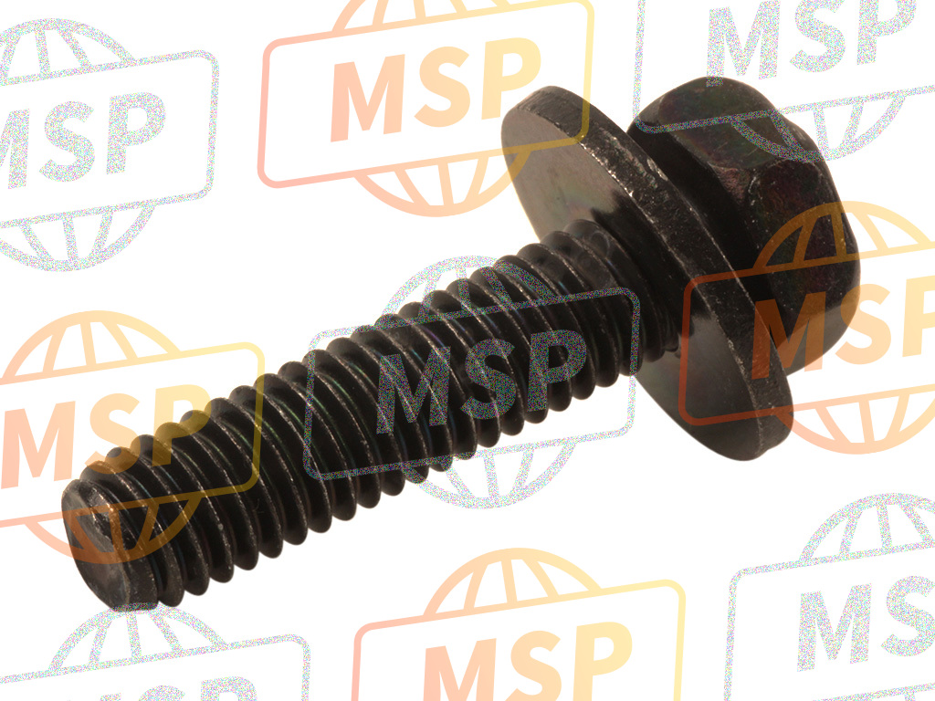 901590609200, Screw, With Washer, Yamaha, 2