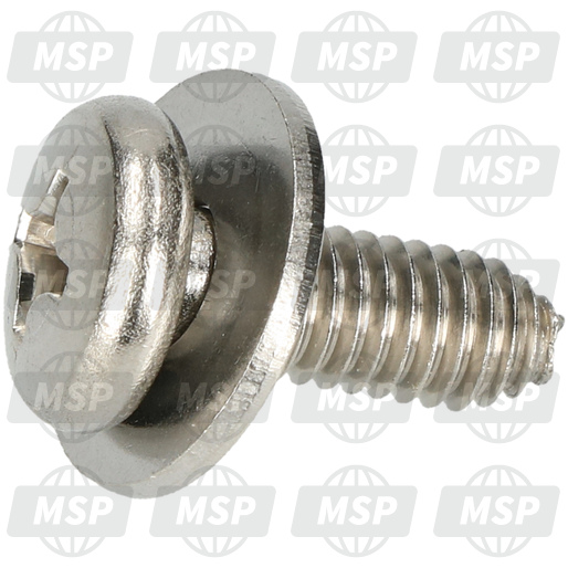 901590681200, Screw, With Washer, Yamaha, 3