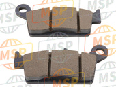 06435GAA006, Pad Set,Rr, Honda, 1