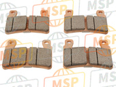 06455MAS306, Pad Set, Fr., Honda, 1