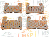 06455MAS306, Pad Set, Fr., Honda, 2