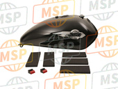 17520MAZ740ZF, Tank Set, Brandstof (Wl) *NH418P *(NH418P Parel Prism Black), Honda, 1