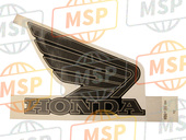 17531MBG300ZB, Merkteken, R. Benzinetank, Honda