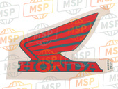 17563MASE10ZC, Mark , L. Serbatoio Carburante TYPE3 (TYPE3), Honda