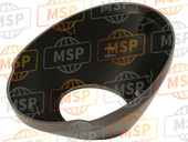 18390MBTC40ZA, Abdeckung , L. Endkappe NH300M (NH300M Muscular Gray Metallic), Honda, 2