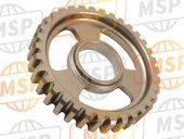 23431MBN670, Gear, Countershaft Second (34T), Honda, 2