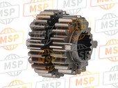 23431MCA000, Gear, Mainshaft Second & Third (22T/29T), Honda, 2