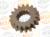 23431MCS000, Gear, Mainshaft Second (18T), Honda