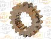 23431MFL000, Gear, Mainshaft Second (18T), Honda