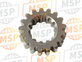 23431MZ6730, Gear, Mainshaft Second (17T), Honda