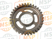 23441MBA000, Gear, Countershaft Second (34T), Honda