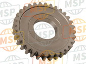 23441MFL000, Gear, Countershaft Second (32T), Honda