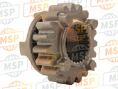 23441MKEA00, Gear, Mainshaft Third (19T), Honda, 1