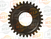 23451MBN670, Gear, Countershaft Third (30T), Honda, 2