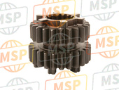 23451MFL000, Gear, Mainshaft Third & Fourth (22T/24T), Honda, 3