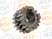 23451MM5640, Gear, Mainshaft Third & Fourth (19T/17T), Honda