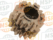 23451MZ2610, Gear, Mainshaft Third & Fourth (17T/19T), Honda, 1