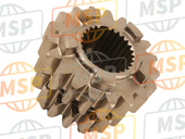 23451MZ2610, Gear, Mainshaft Third & Fourth (17T/19T), Honda, 2