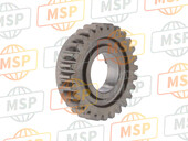 23461HN0770, Gear, Mainshaft Fourth (28T), Honda, 2