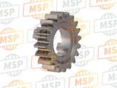 23491MEL000, Gear, Mainshaft Fifth(20T), Honda, 2