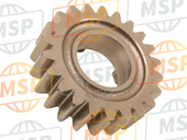 23511MM5640, Gear, Mainshaft Sixth (22T), Honda