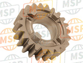 23511MM5640, Gear, Mainshaft Sixth (22T), Honda, 2