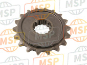 23801MAZ000, Sprocket, Drive (18T), Honda, 2