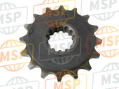 23801MCJ750, Sprocket Comp., Drive (16T), Honda