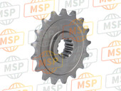 23801MKAD30, Sprocket, Drive (17T), Honda, 1