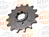 23801MN9000, Sprocket, Drive (15T), Honda, 2