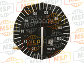 37200MAE601, Speedometer Assy. (Mph/kph), Honda, 1