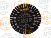 37200MBG601, Speedometer Assy.(Mph/kph), Honda