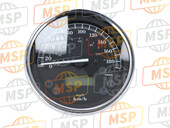 37200MEGW02, Speedometer Assy. (Kph/mph), Honda, 1