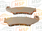43105MT7405, Belagsatz, Hinterradbrems, Honda, 2