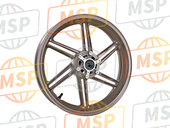 44650MFAD10, Rad HILFS-KOMPL., V., Honda