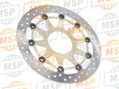 45220MELD21, Bremsscheibe Kompl., L. V, Honda