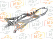 50200MGPD80ZA, Rail Assy., Seat *NH460M* (NH460M Omega Silver Metallic), Honda