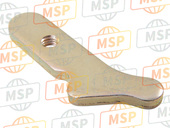 50662MJPG50, Plaat, Stap Rubber Vattin, Honda