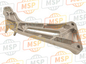 50760MBB000, Halter, L. Soziusfussrast, Honda, 2