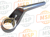 53100ML7000ZA, Pipe, R. Steering Handle *NH167MU * (NH167MU Iron Nail Silver METALLIC-U), Honda