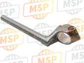 53100MZ7000ZB, Pipe, R. Steering Handle *NH167MU * (NH167MU Iron Nail Silver METALLIC-U), Honda