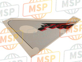 64152MCJ000ZB, Stripe , L. Haut De Carénage TYPE2 (TYPE2), Honda