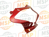 64201MCB610ZS, Cowl, Fr. Center *R296M * (R296M Carnelian Red Metallic), Honda, 3