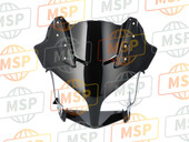 64211MFAD20ZA, Cowl Set, Fr. Center * NHA12M * (NHA12M Interstellar Black Metallic), Honda