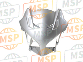 64211MFAD20ZB, Cowl Set, Fr. Center *NHA48M* (NHA48M Quasar Silver Metallic), Honda