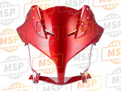 64211MFAD20ZF, Cowl Set, Fr. Center *R320P* (R320P Pearl Siena Red), Honda